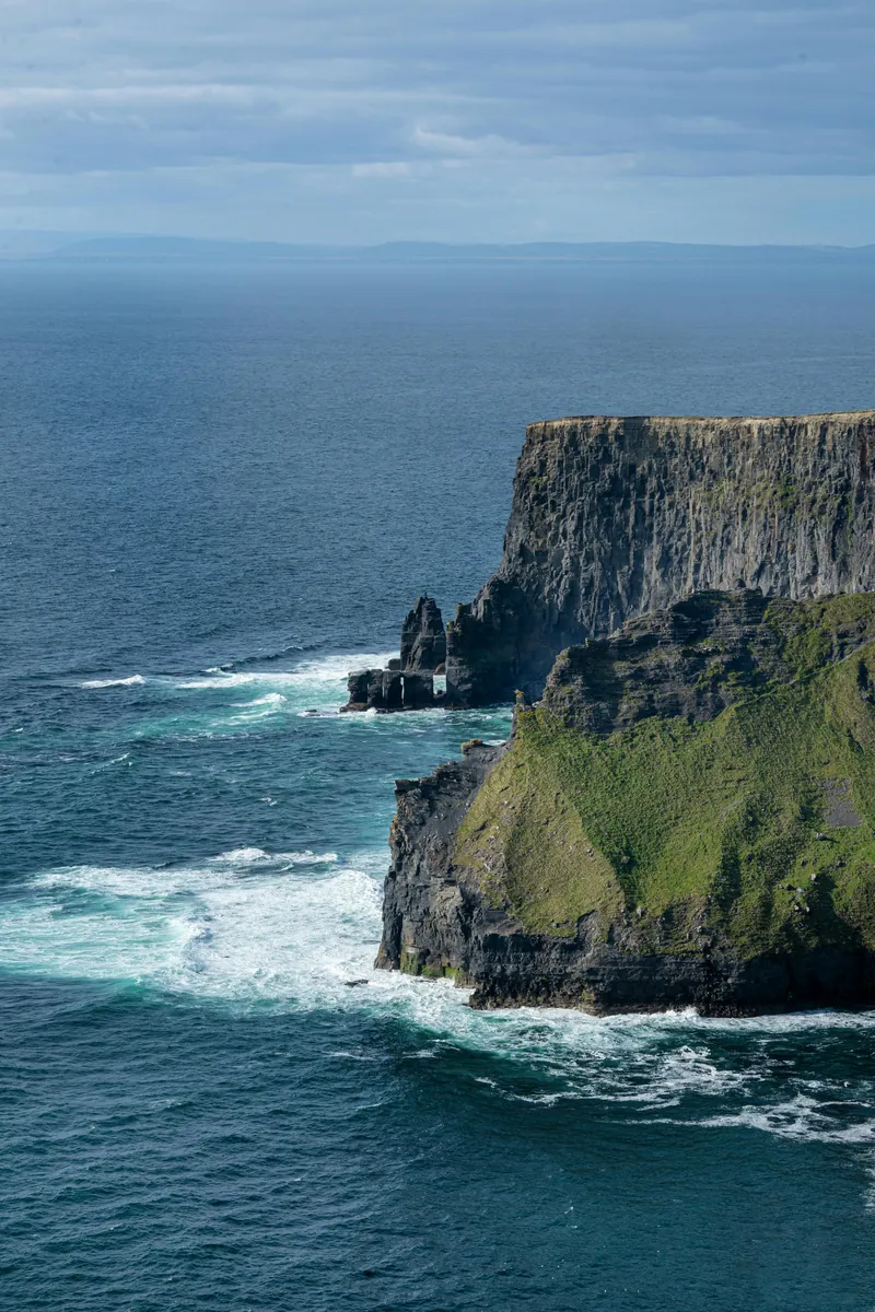 Atlantic cliff landscape for private tours across Ireland from Dublin