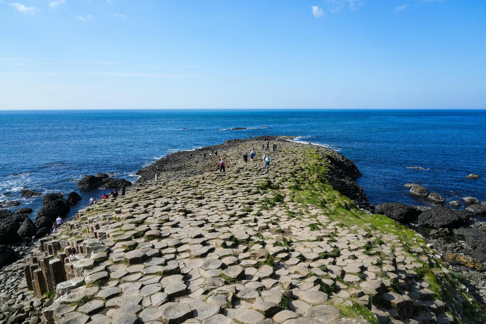 Giant's Causeway basalt columns on a private tour from Dublin