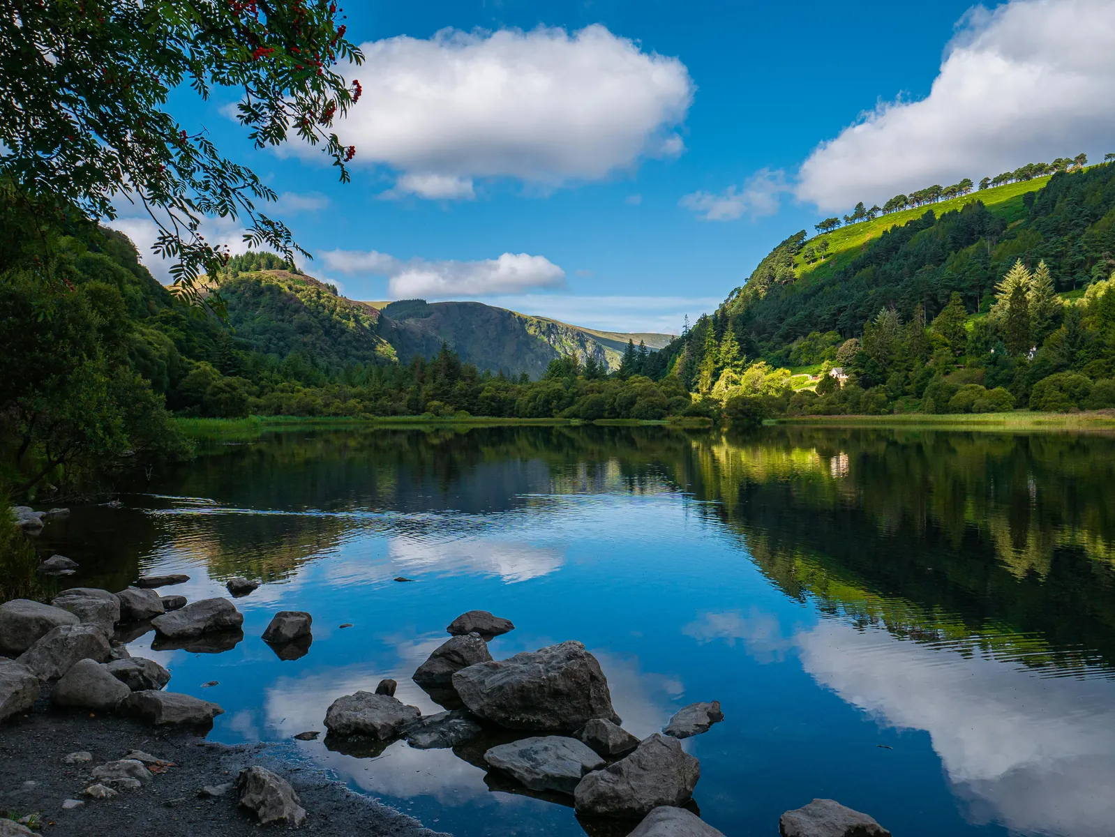 Glendalough lake and Wicklow valley on a 6-hour private tour from Dublin