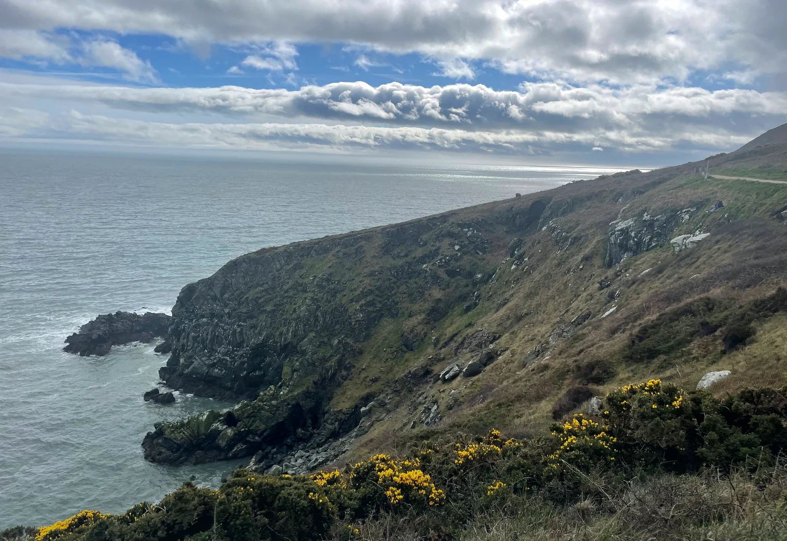 Howth coastal rocks and sea views on a private Dublin tour