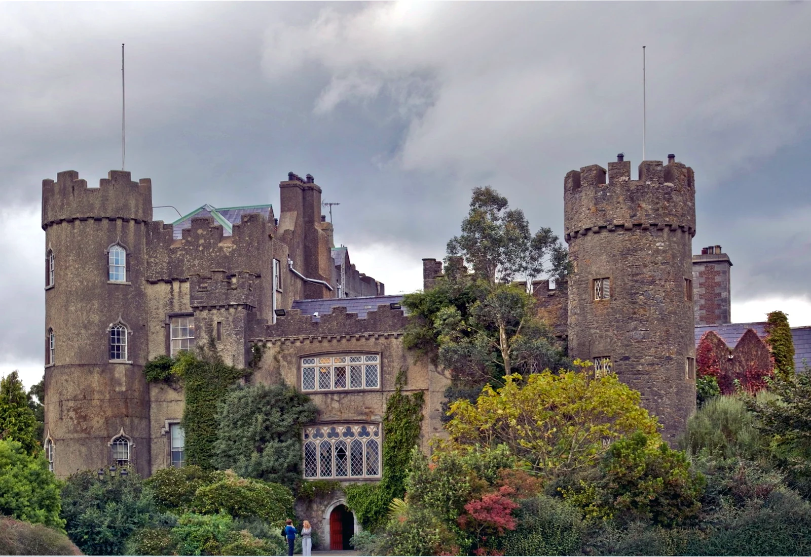 Malahide Castle on a private coastal tour from Dublin