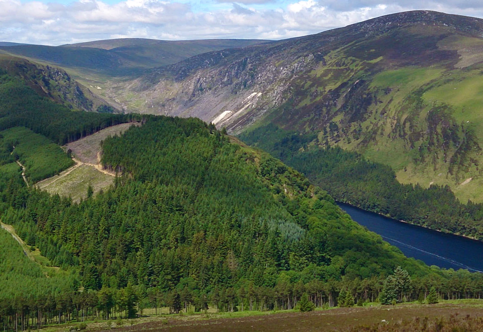 Glendalough lake and Wicklow valley on a 6-hour private tour from Dublin